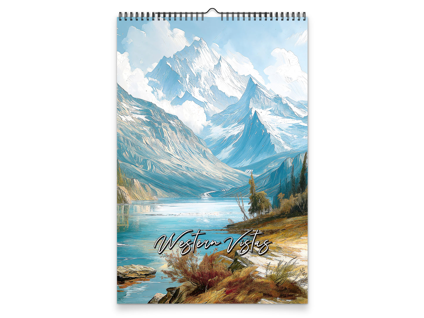Western Vistas 2027 wall calendar portrait cover view