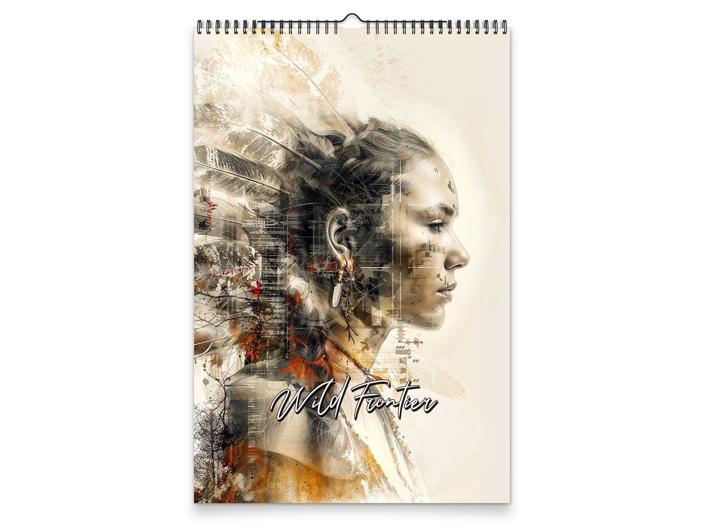 Wild Frontier 2027 wall calendar portrait cover view