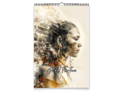 Wild Frontier 2027 wall calendar portrait cover view