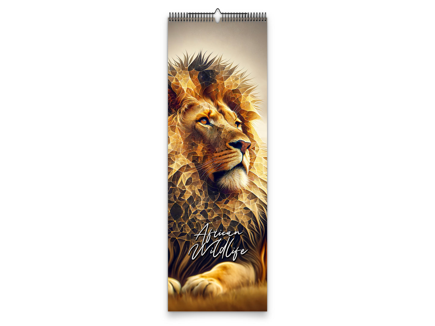 2027 African Wildlife Wall Calendar by Kaleidoscope Artisan – Nature's Majesty with Holidays