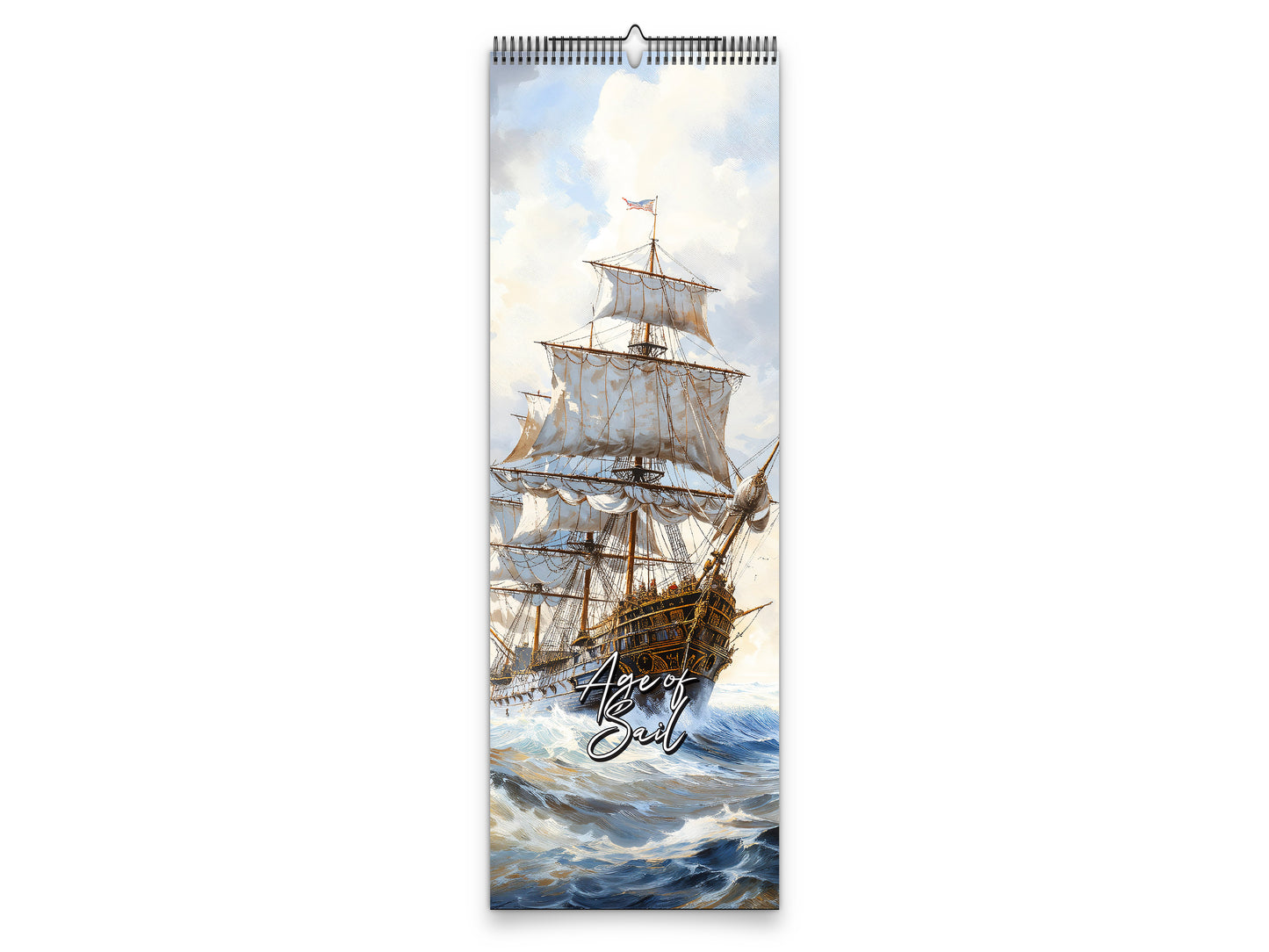 2027 Age of Sail Wall Calendar by Kaleidoscope Artisan – Nautical Adventures with Holidays