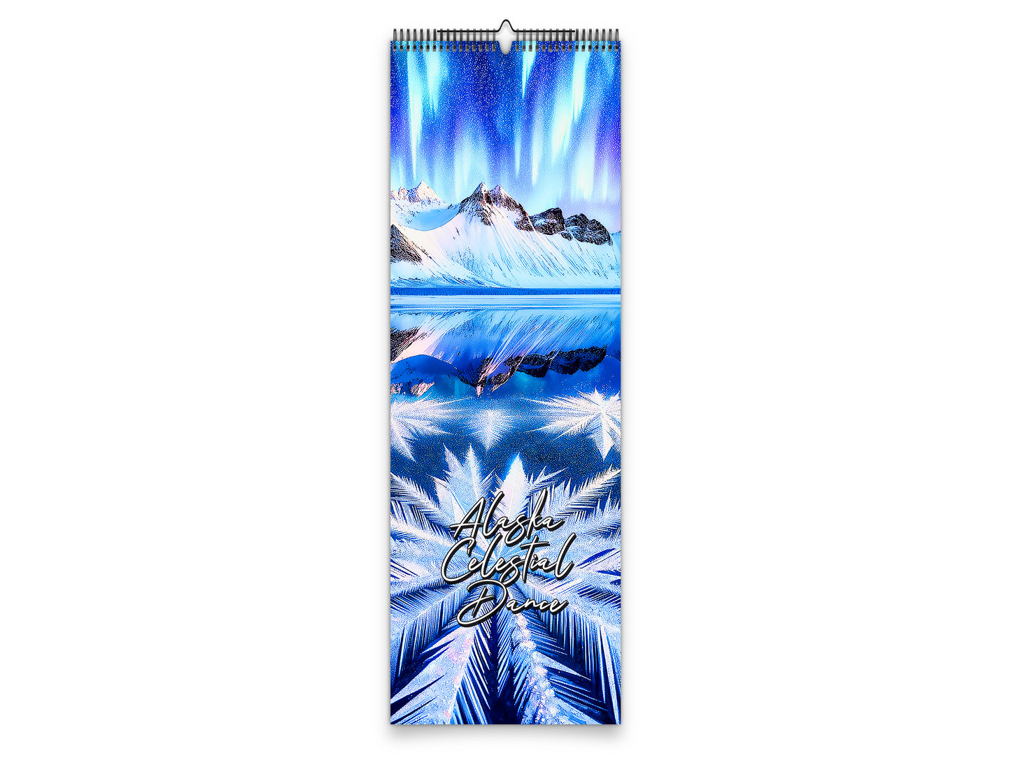 Alaska Celestial Dance 2027 wall calendar slim calendar cover view