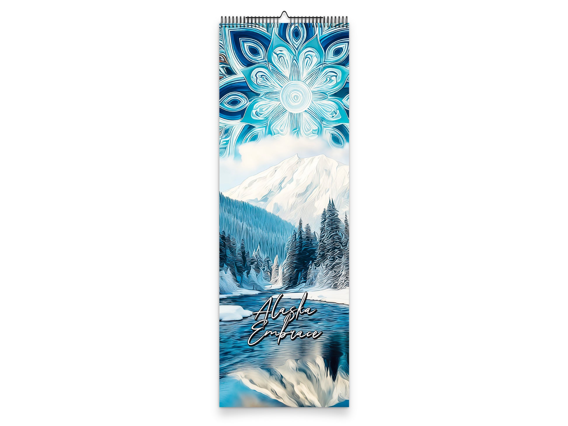 Alaska Embrace 2027 wall calendar slim calendar cover view