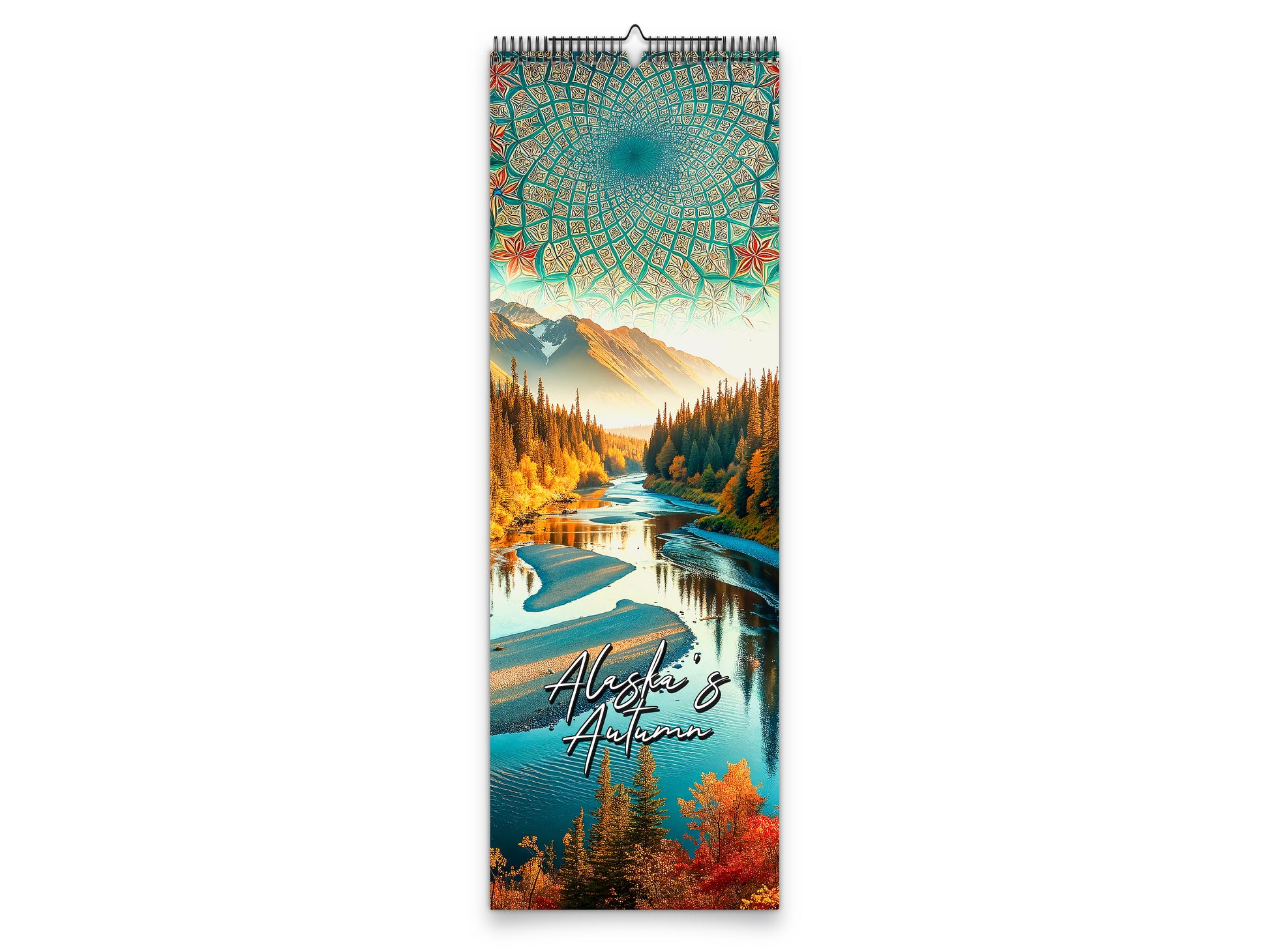 Alaska's Autumn 2027 wall calendar slim calendar cover view