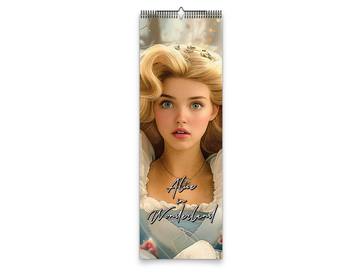 Alice in Wonderland 2027 wall calendar slim calendar cover view