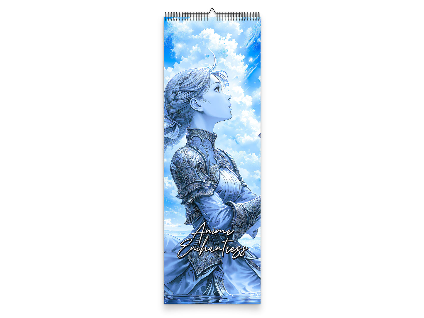 Anime Enchantress 2027 wall calendar slim calendar cover view