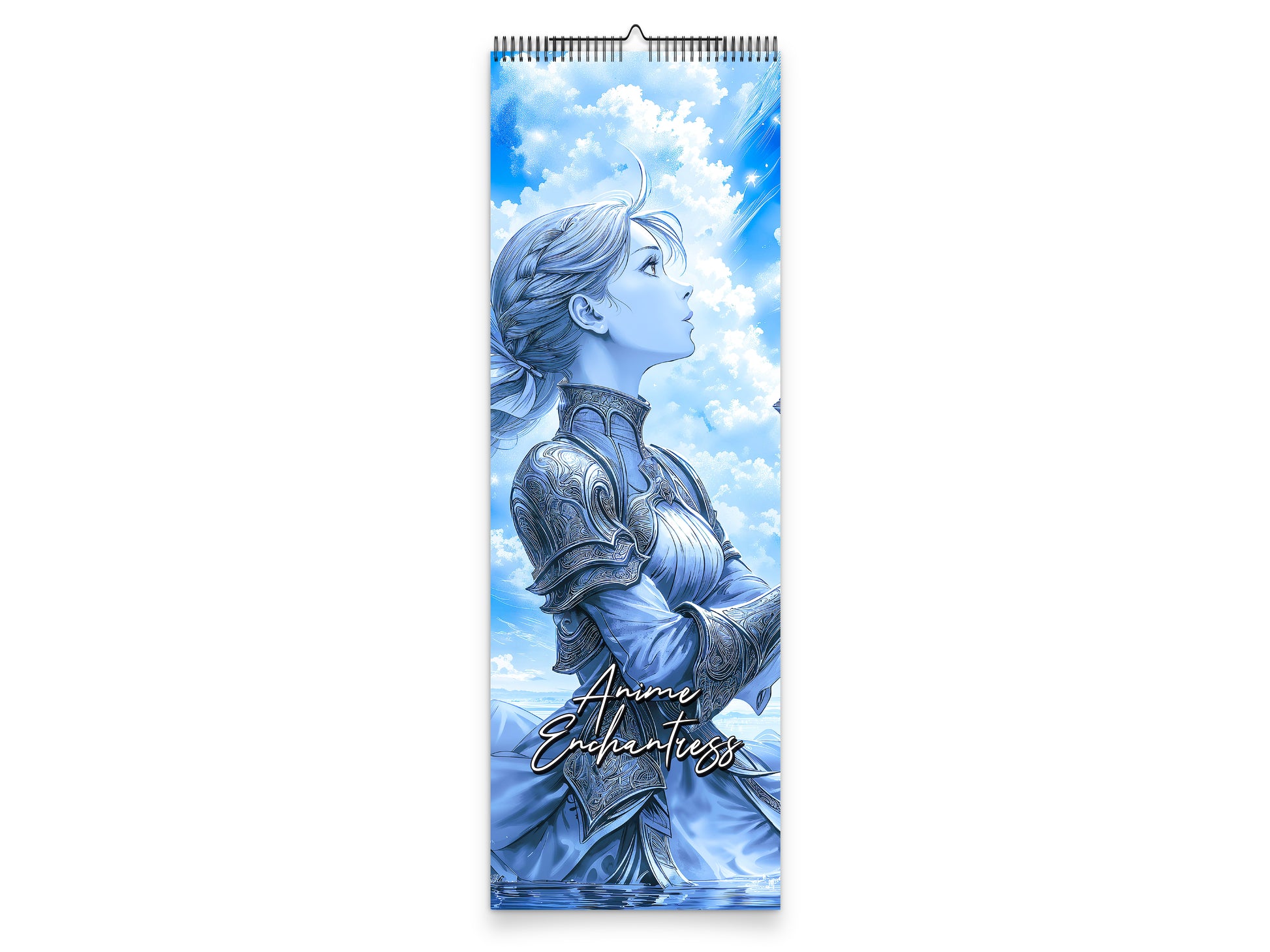 Anime Enchantress 2027 wall calendar slim calendar cover view