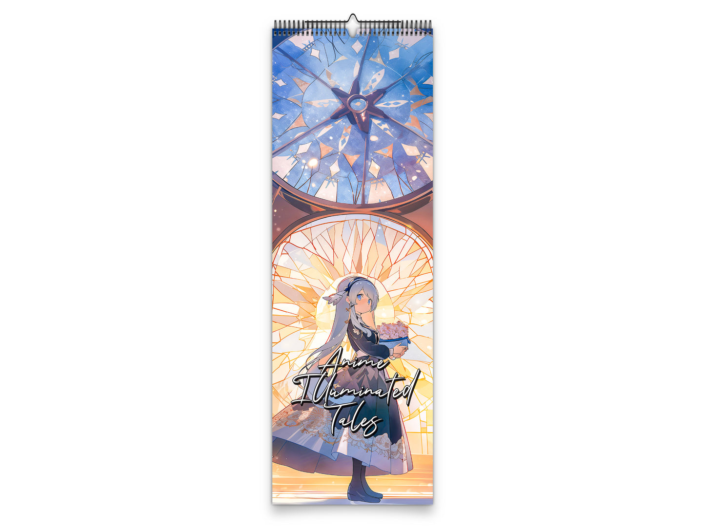 Anime Illuminated Tales 2027 wall calendar slim calendar cover view
