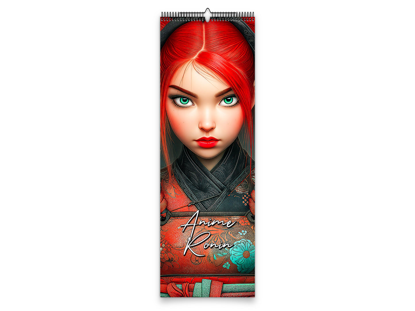 2027 Anime Ronin Wall Calendar by Kaleidoscope Artisan – Warrior Spirit with Holidays