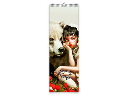 Anime Tourist 2027 wall calendar slim calendar cover view