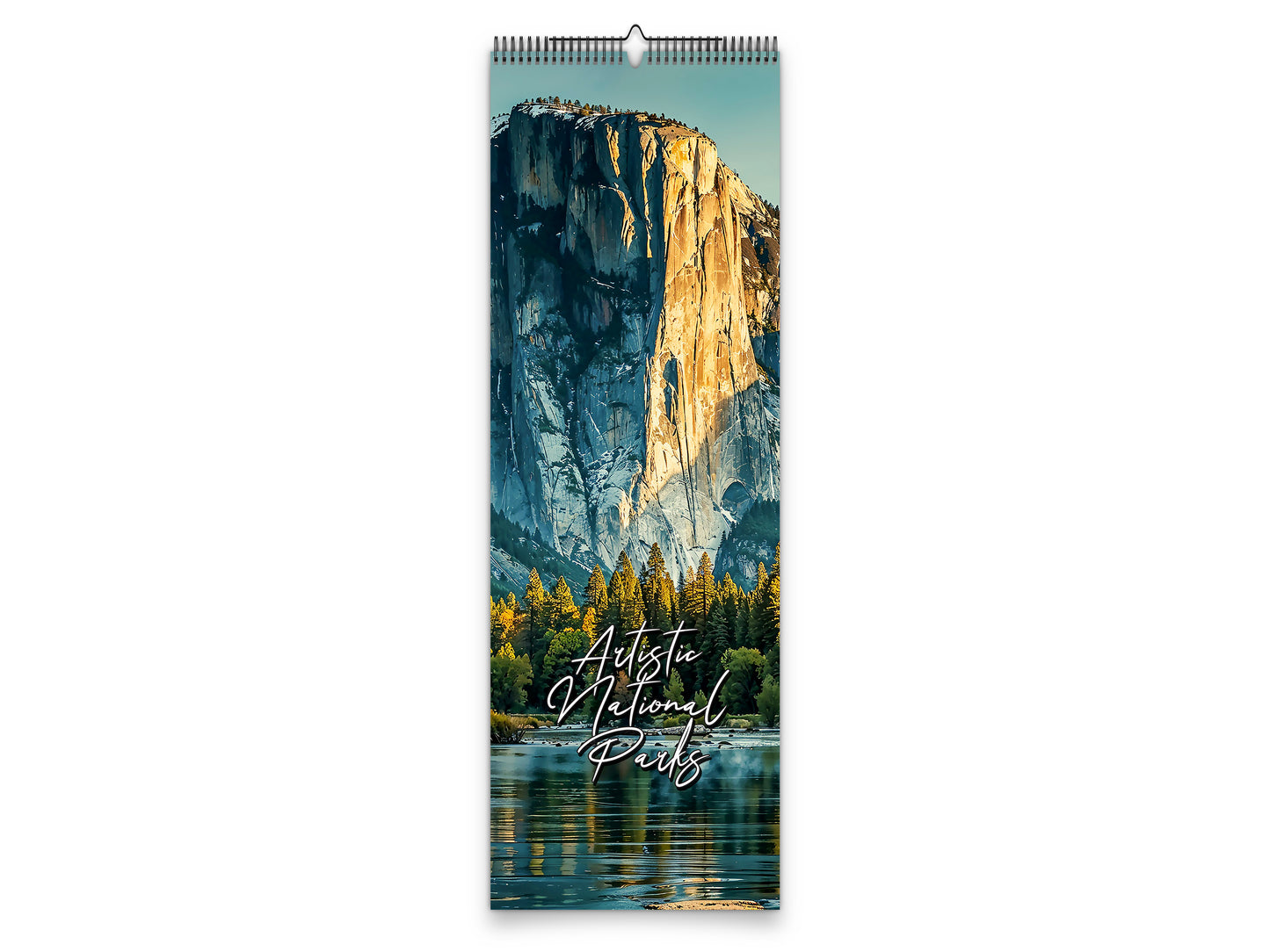 Artistic National Parks 2027 wall calendar slim calendar cover view