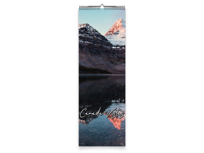 Canada Vistas by Kaleidoscope Artisan - Cities and Landscapes with Holidays 2027 wall calendar slim calendar cover view