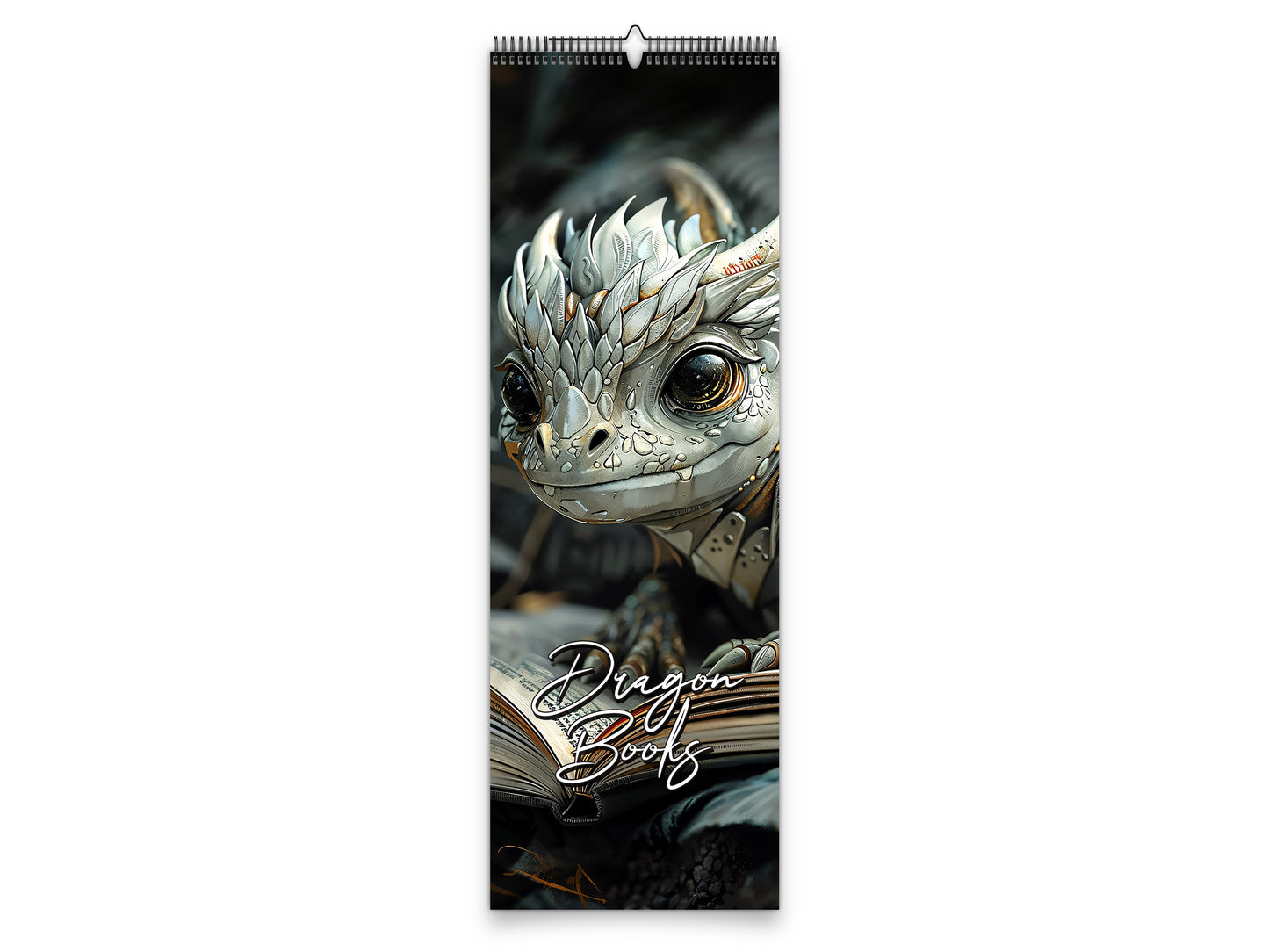 2027 Dragon Books Wall Calendar by Kaleidoscope Artisan – Magical Fantasy Journey with Holidays