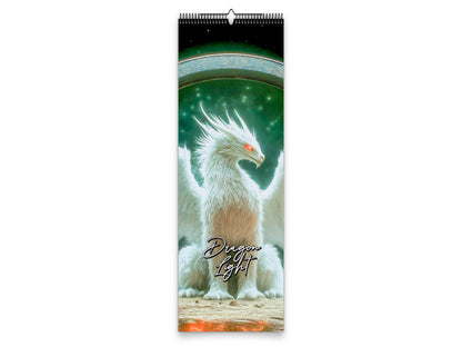 Dragon Light 2027 wall calendar slim calendar cover view