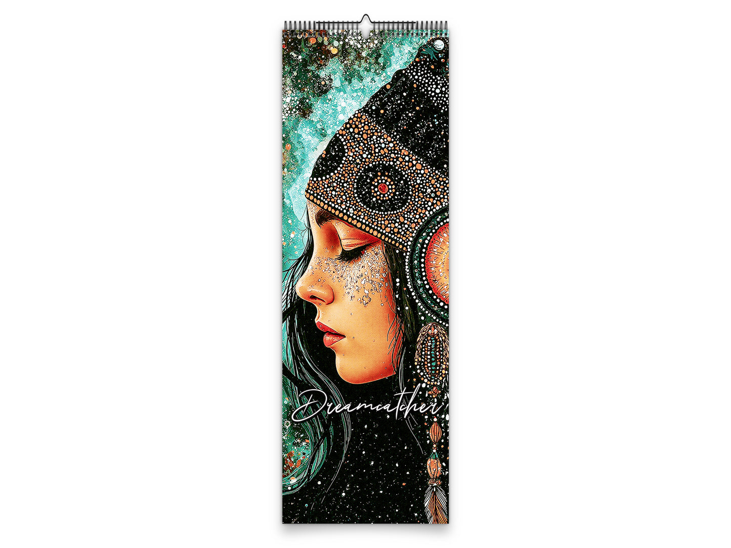 2027 Dreamcatcher Wall Calendar by Kaleidoscope Artisan – Mystical Spirit with Holidays