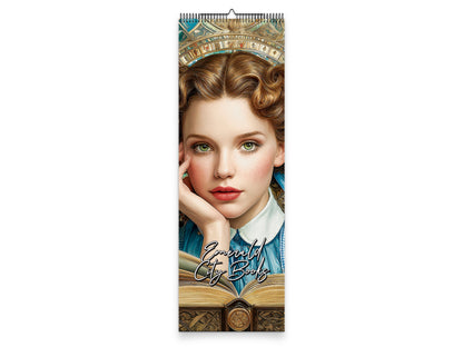 Emerald City Books 2027 wall calendar slim calendar cover view