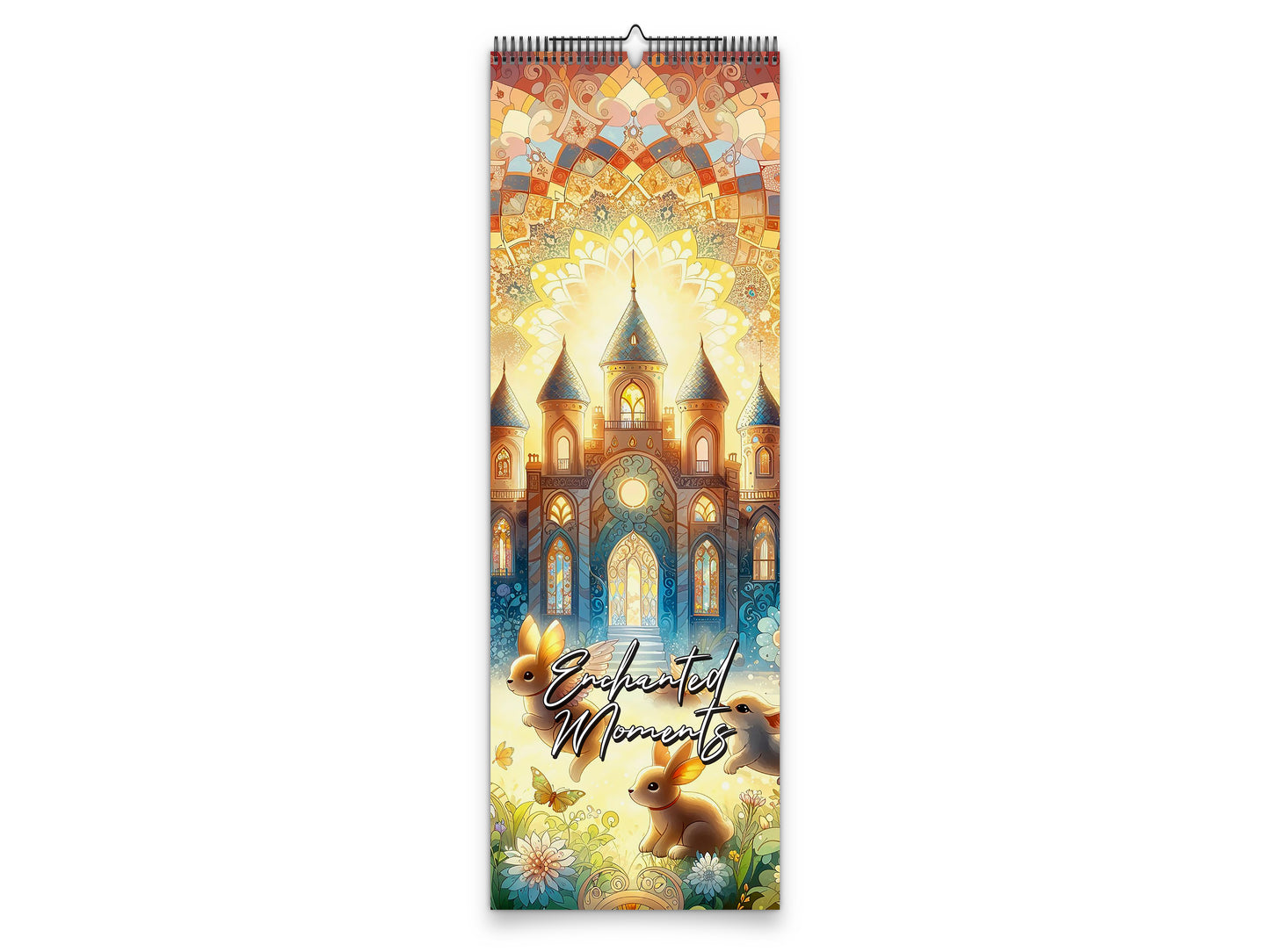 Enchanted Moments 2027 wall calendar slim calendar cover view