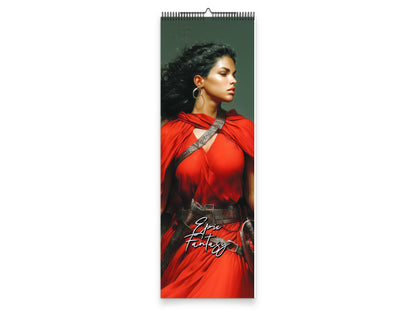 Epic Fantasy 2027 wall calendar slim calendar cover view
