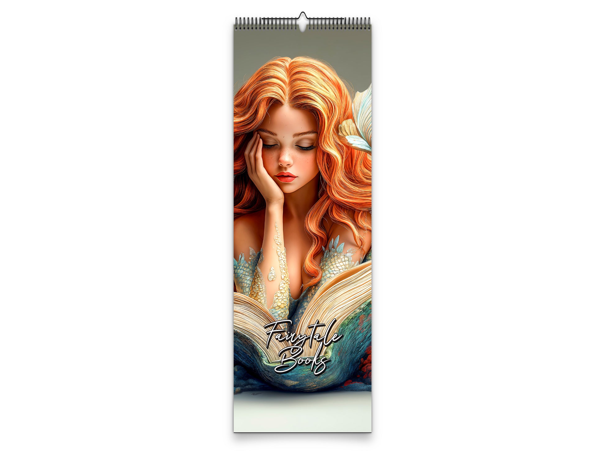 Fairytale Books 2027 wall calendar slim calendar cover view