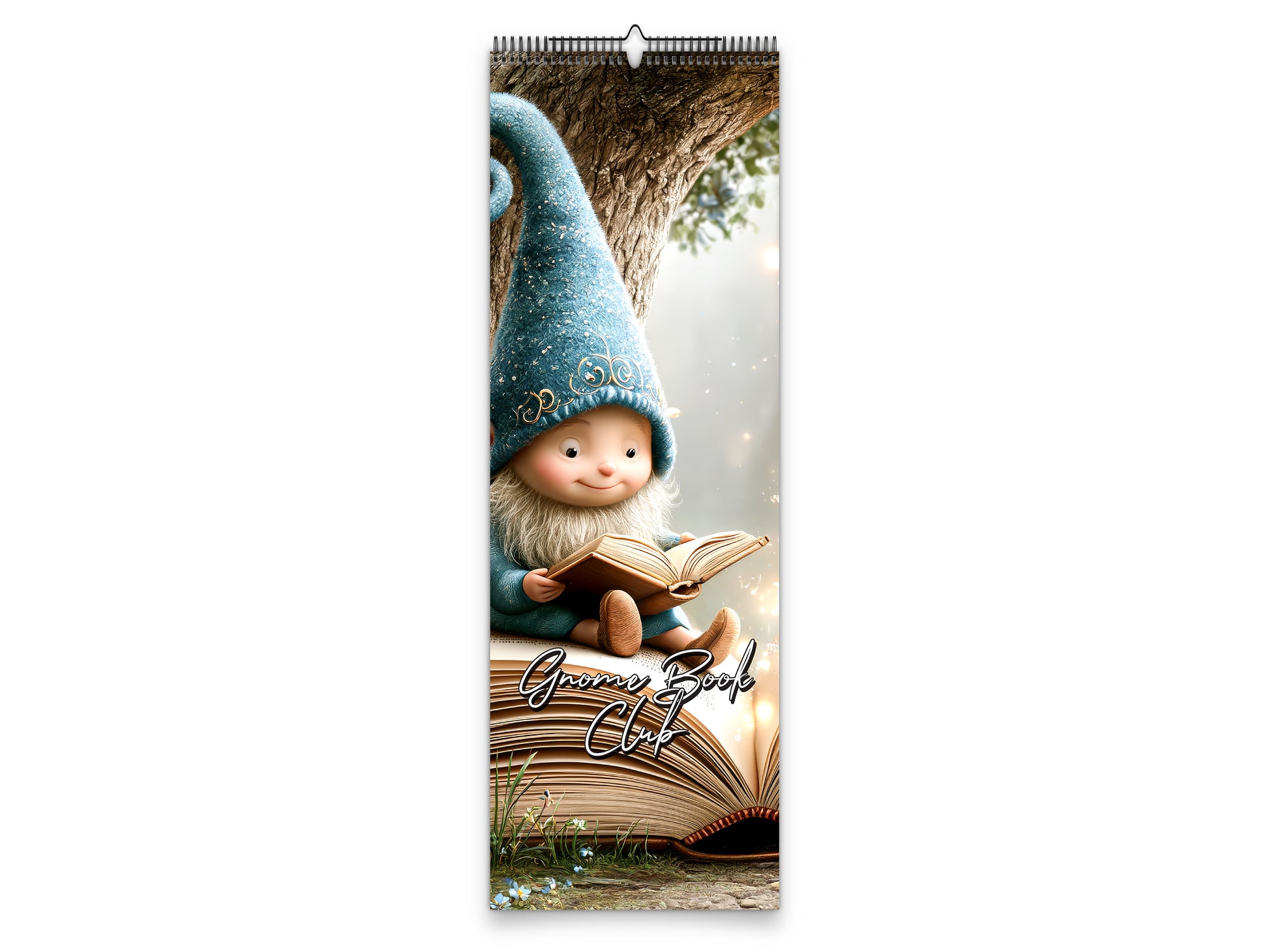 Gnome Book Club 2027 wall calendar slim calendar cover view