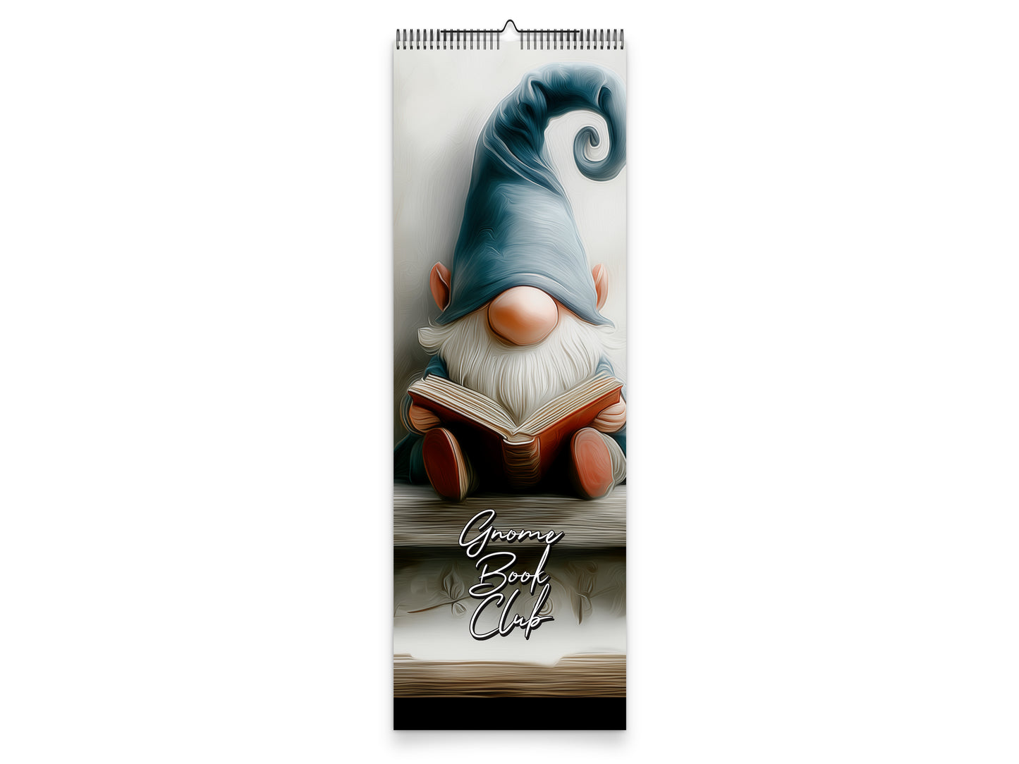 Gnome Book Club 2027 wall calendar slim calendar cover view