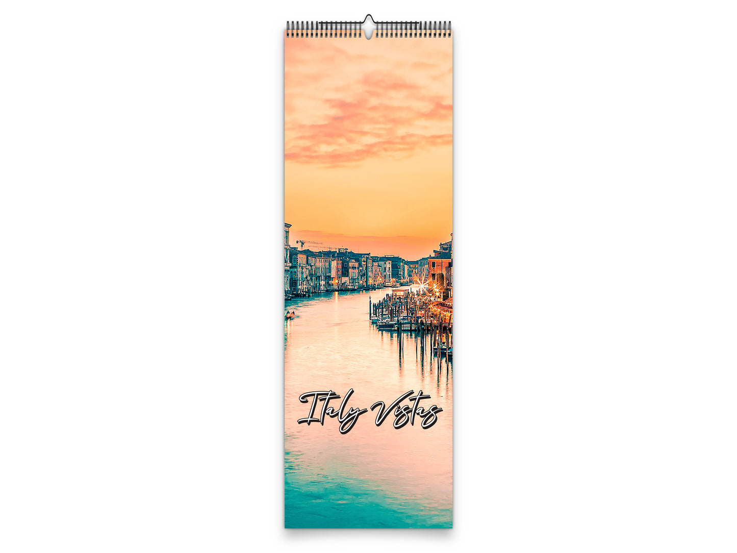 Italy Vistas Photography 2027 wall calendar slim calendar cover view