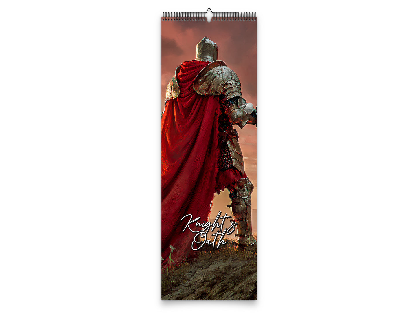 2027 Knight’s Oath Wall Calendar by Kaleidoscope Artisan – Heroic Valor with Holidays