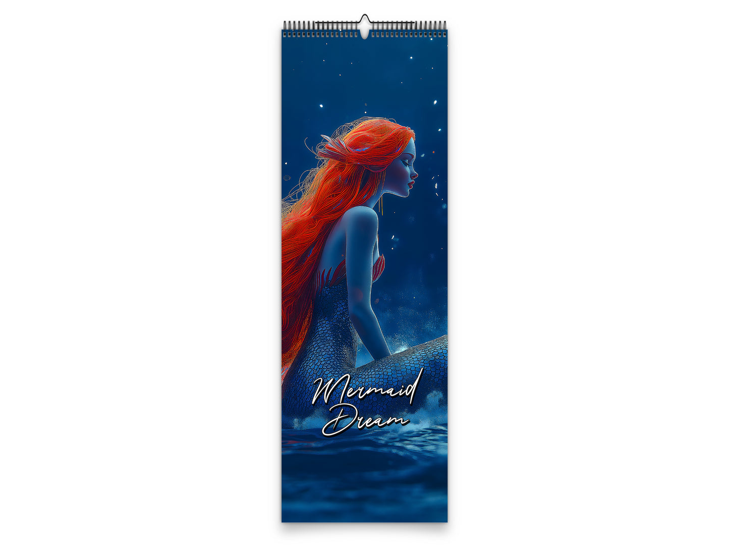 2027 Mermaid Dream Wall Calendar by Kaleidoscope Artisan – Enchanting Underwater Realms with Holidays