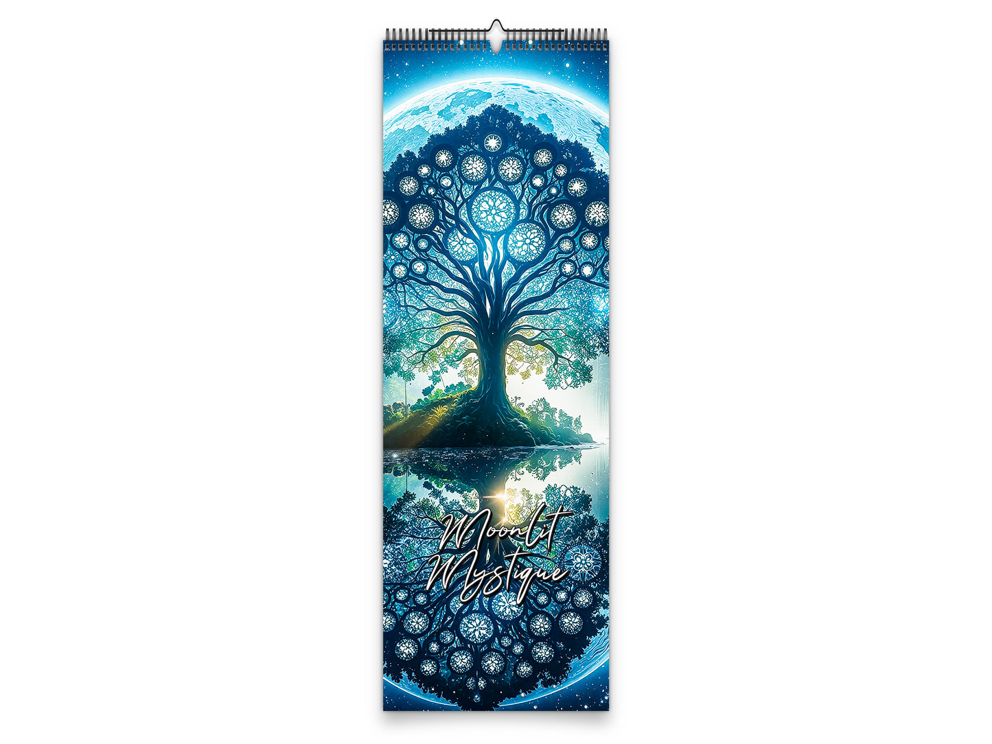 Moonlit Mystique 2027 wall calendar slim calendar cover view