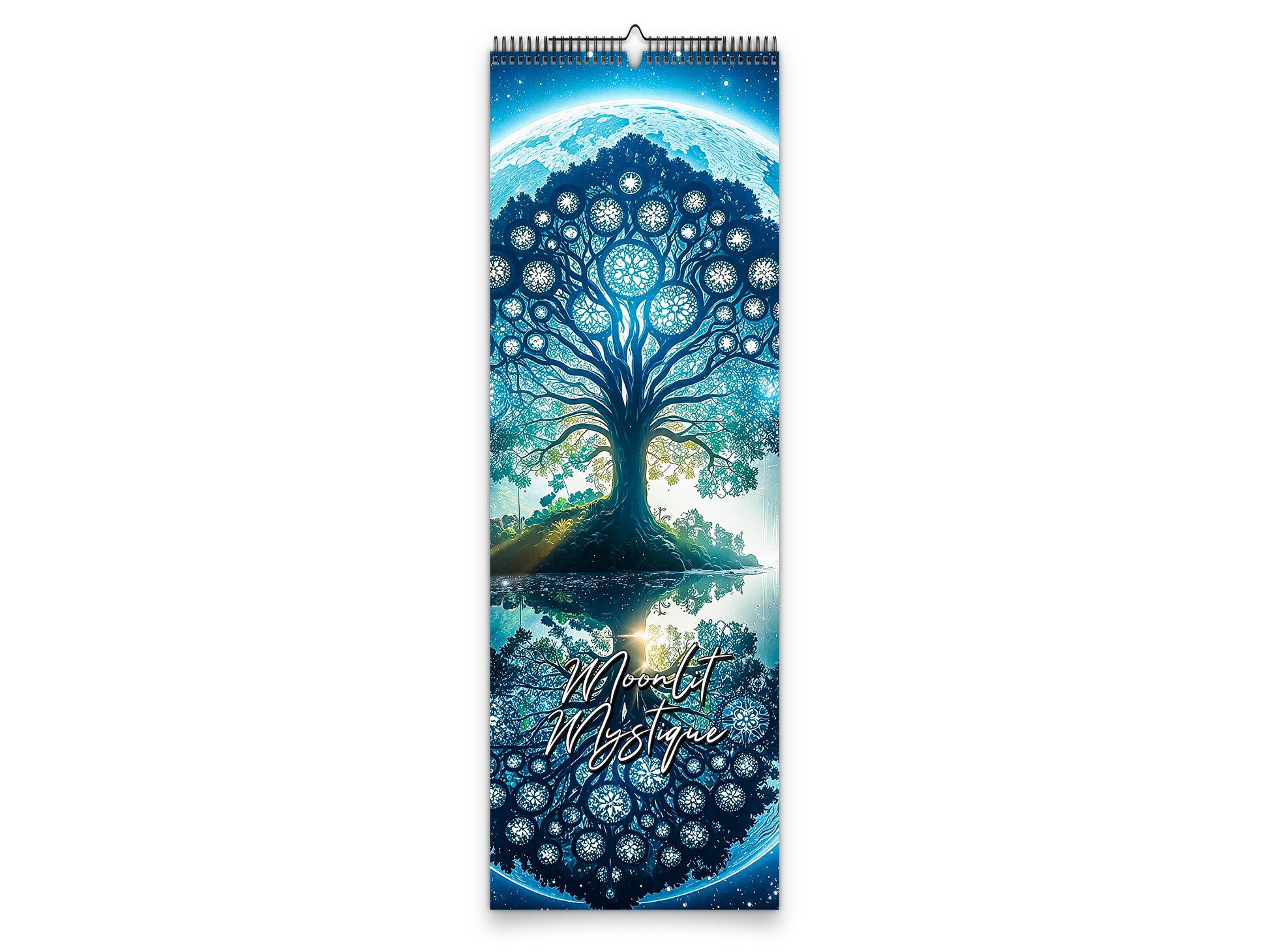 Moonlit Mystique 2027 wall calendar slim calendar cover view