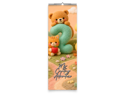 My Counting Adventure by Kaleidoscope Artisan - Playful Learning with Holidays 2027 wall calendar slim calendar cover view