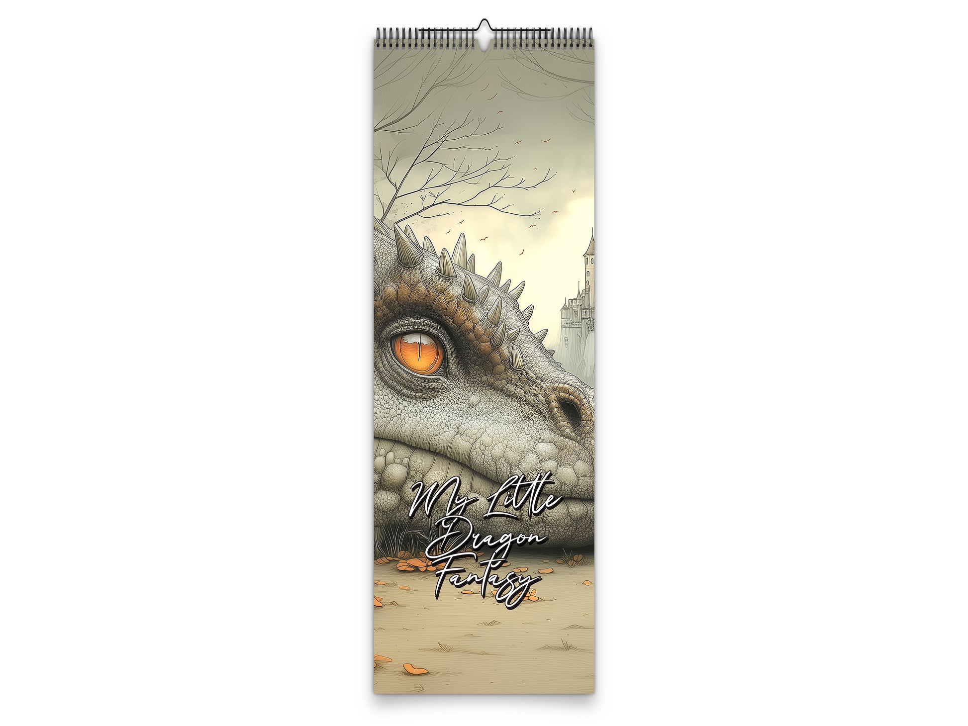 My Little Dragon Fantasy 2027 wall calendar slim calendar cover view