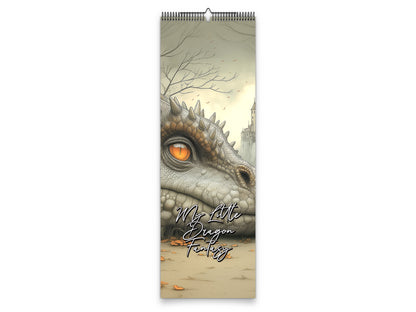 My Little Dragon Fantasy 2027 wall calendar slim calendar cover view