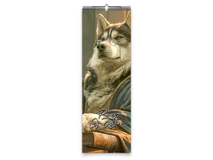 Paws of Justice 2027 wall calendar slim calendar cover view