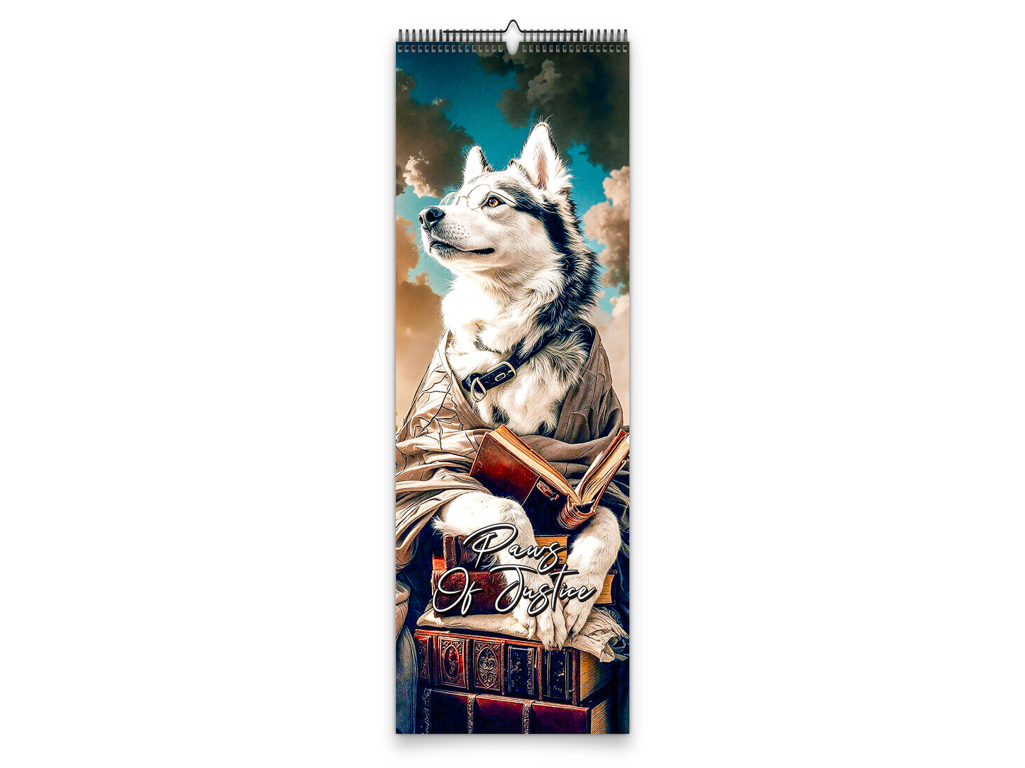 Paws of Justice 2027 wall calendar slim calendar cover view