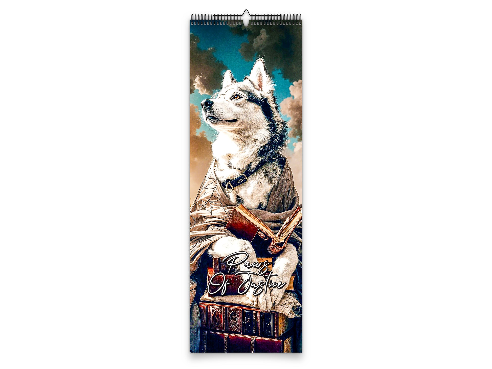 Paws of Justice 2027 wall calendar slim calendar cover view