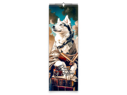 Paws of Justice 2027 wall calendar slim calendar cover view