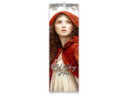 2027 Red Riding Hood Wall Calendar by Kaleidoscope Artisan – Enchanted Journey with Holidays