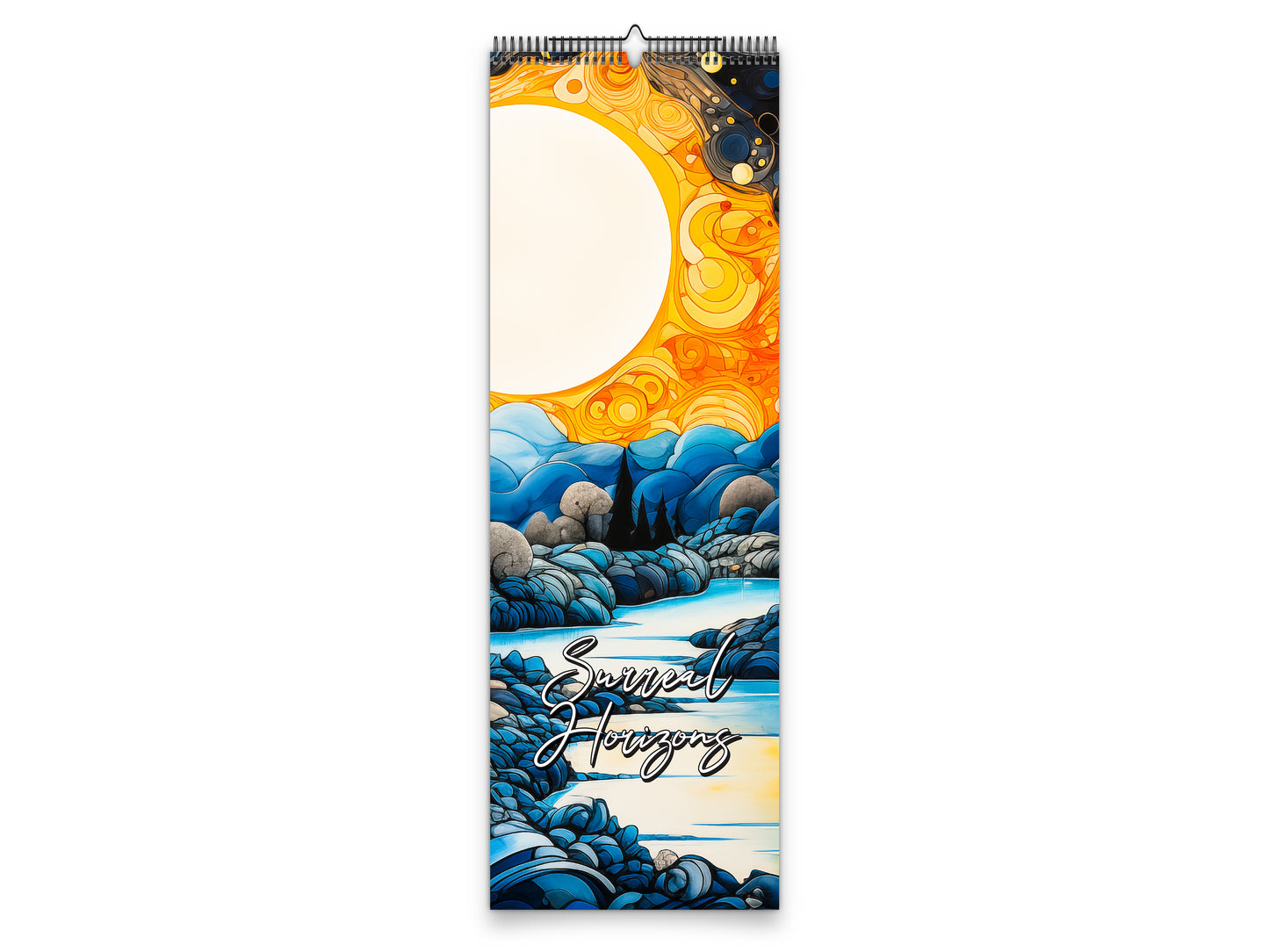2027 Surreal Horizons Wall Calendar by Kaleidoscope Artisan – Mystical Realms with Holidays