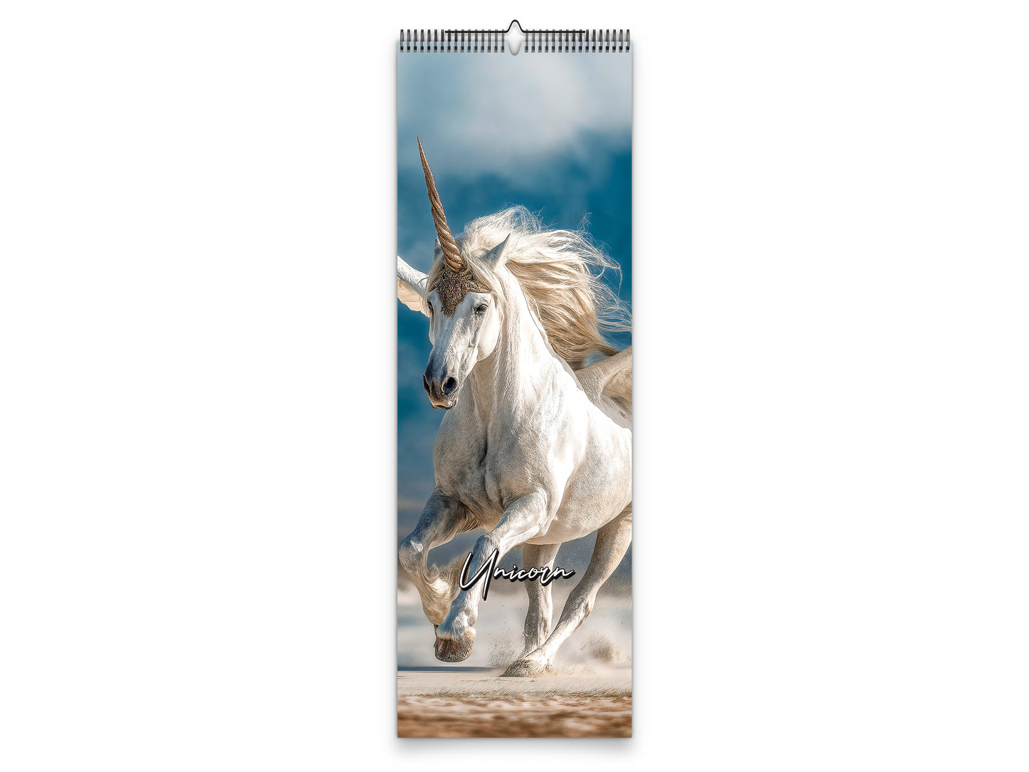 2027 Unicorn Wall Calendar by Kaleidoscope Artisan – Mystical Grace with Holidays