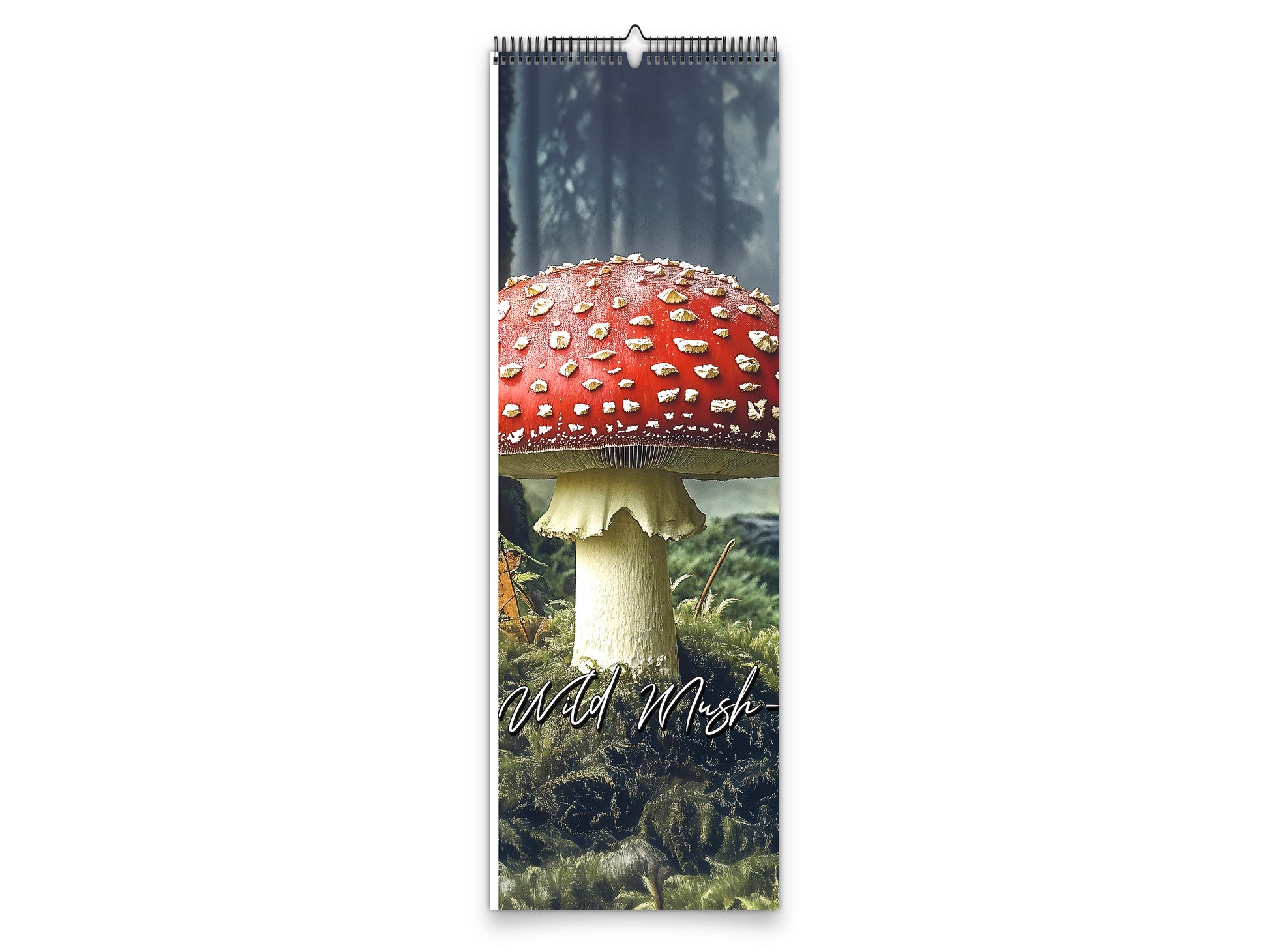 Wild Mushrooms 2027 wall calendar slim calendar cover view