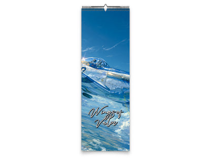 2027 WWII Wings of Valor Wall Calendar by Kaleidoscope Artisan – Legendary Aviation with Holidays