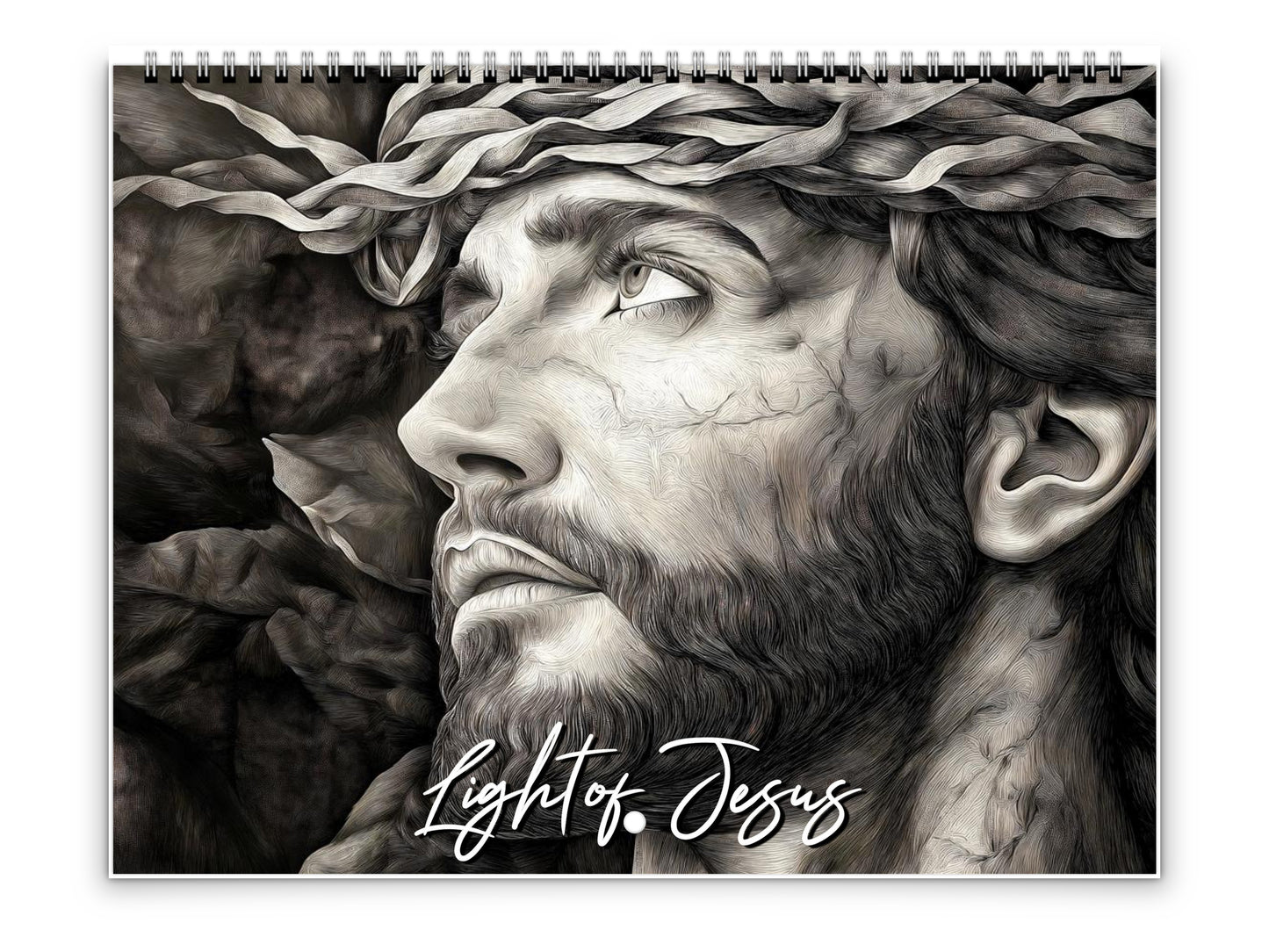 2026 Light of Jesus Wall Calendar by Kaleidoscope Artisan – Inspirational Christian Art with Holidays