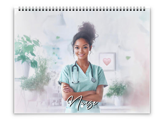 2026 Nurse Wall Calendar by Kaleidoscope Artisan – Honoring Compassionate Caregivers with Holidays