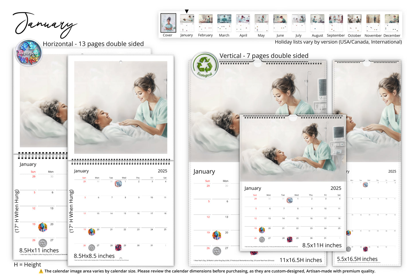 Illustration of a nurse providing comfort to an elderly patient in bed, capturing the empathy of healthcare workers