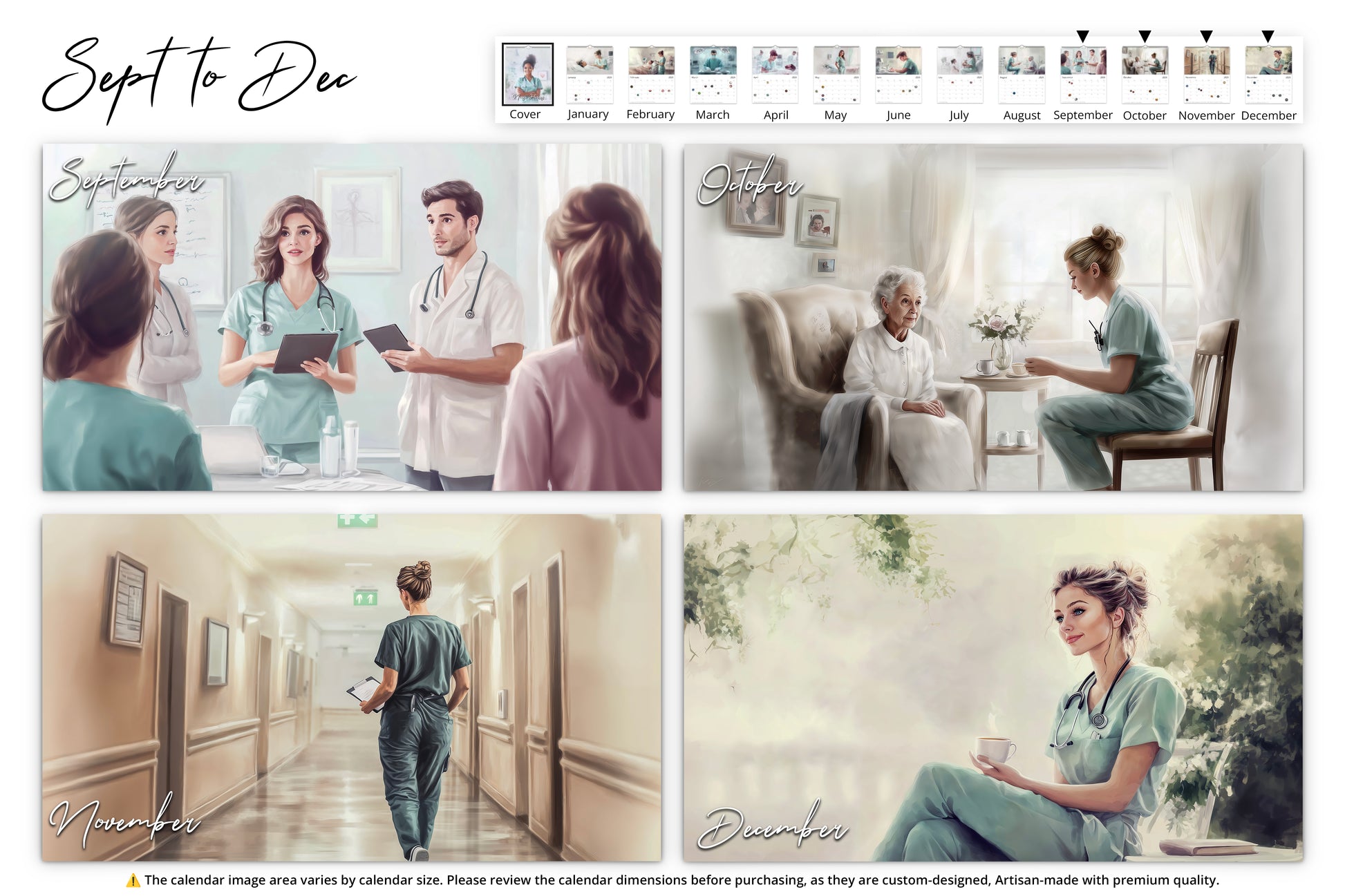 Collage of scenes featuring nurses in various hospital settings, highlighting teamwork, compassion, and patient interaction