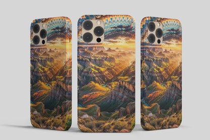 Funda para teléfono Kaleidoscope Artisan: amanecer en el Gran Cañón