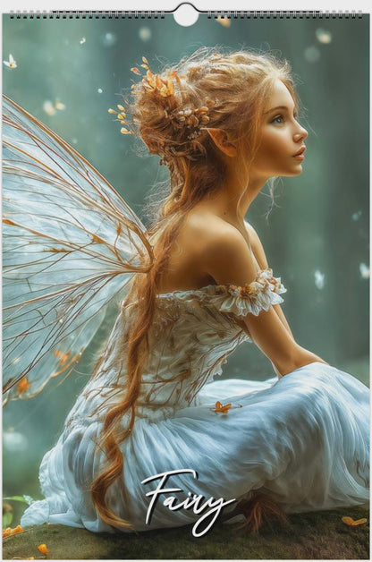 2026 Fairy Wall Calendar by Kaleidoscope Artisan – Magical Fantasy Art with Holidays