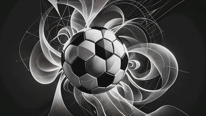 Kaleidoscope Artisan Gaming Mouse Pad - Soccer Ball Fluidity