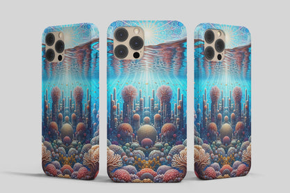 Kaleidoscope Artisan Phone Case - Coral Reef